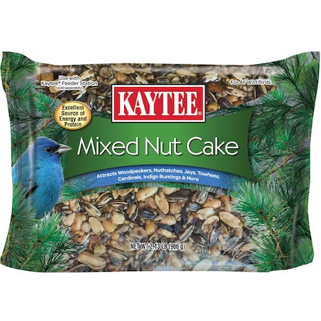 Kaytee Products Kaytee Songbird Shelled Peanuts Mixed Nut Cake 2.13 lb 100538353
